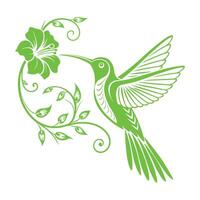Colorful Bird Gradient Logotype Illustration vector