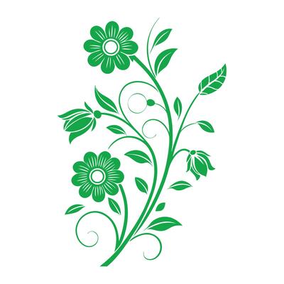 Floral design available for purchase at 1 credit