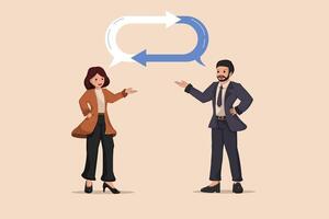 Concept Suggestion and feedback sharing for improvement and Listen to feedback. vector