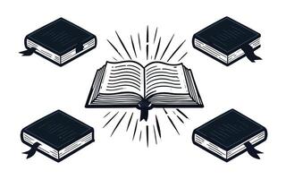 Unlocking Knowledge The Joy Of Reading Books From Open Source vector