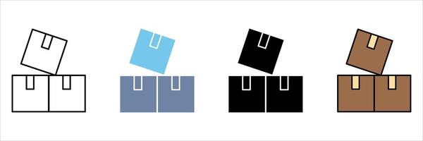logistics concept line icon. Simple element illustration. vector