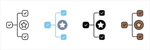 event timeline concept line icon. Simple element illustration. vector