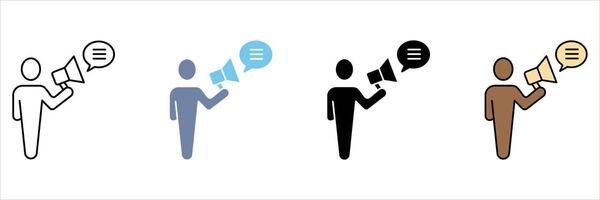 promotion concept line icon. Simple element illustration. vector