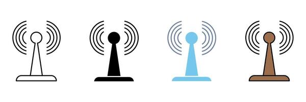 broadcast concept line icon. Simple element illustration. vector