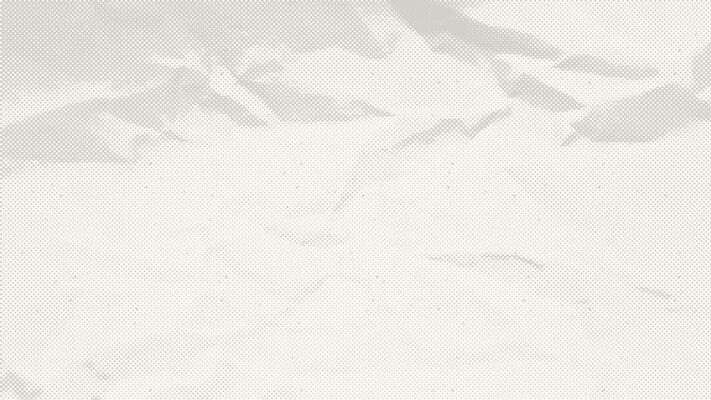 Crumpled and Wrinkled old paper texture. Ecru vintage horizontal sheet. Halftone background