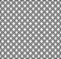 Abstract geometric texture in the form of a black seamless pattern on a white background vector