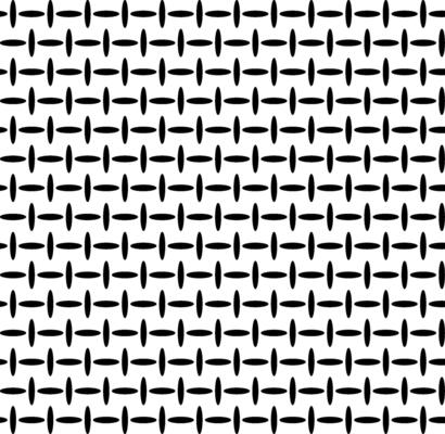 Seamless geometric texture in the form of an abstract pattern of black ovals located perpendicularly