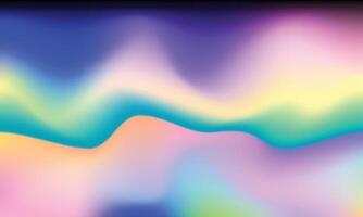Blurred colorful gradient background. Aesthetic color gradation backdrop. vector