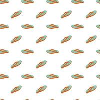 Flip flop seamless pattern. Summer shoes seamless pattern vector