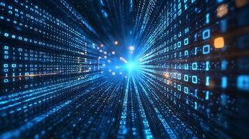 A digital image of binary code photo
