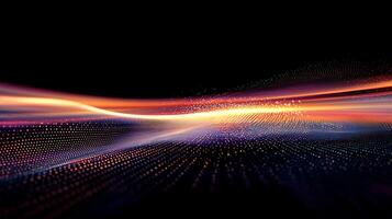 A colorful abstract background with lines and dots photo
