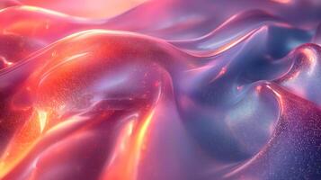 A close up of a colorful liquid flowing variation 2 photo