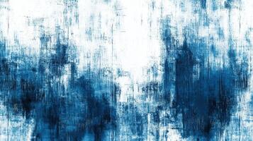 texture brushstrokes create a dynamic abstract painting on a white background, adding depth and Blue photo