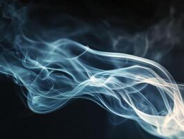 Swirling smoke patterns create an ethereal atmosphere photo