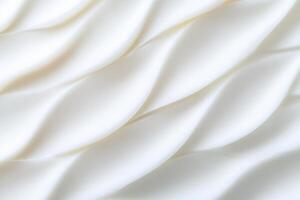 Creative representation of abstract white patterns enhancing minimalist design with intriguing depth photo