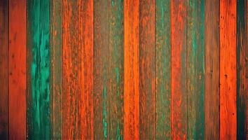 Rustic Wood Texture with Vertical Planks and Rich Color Variations photo