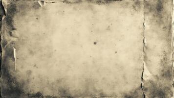 Vintage textured paper background with aged edges and subtle stains suitable for retro design projects and aesthetic visuals photo