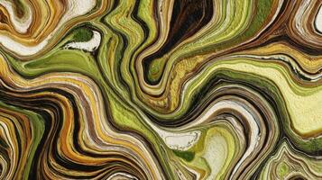 Abstract swirling pattern in earthy tones showcasing organic shapes and vibrant natural colors with dynamic movement and texture photo