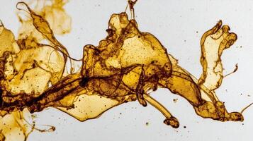 Abstract golden liquid flow with intricate patterns and textures, suitable for modern design and artistic backgrounds photo
