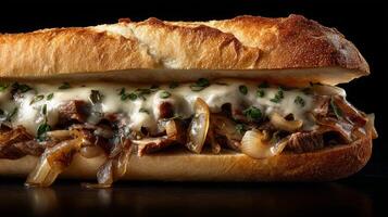 Delicious and Savory Sandwich photo