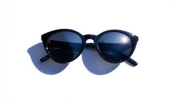 Sunglasses on a white background with shadow photo