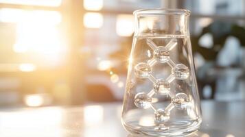 Chemistry Lab Experiment with Molecular Structure photo