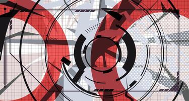 Abstract Futuristic Motion Background vector