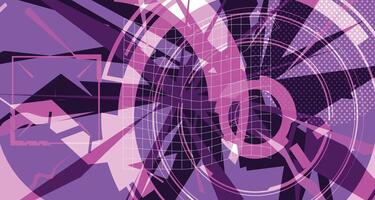 Futuristic Chaotic Form Background vector