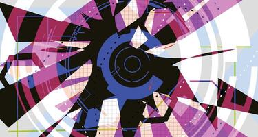 Futuristic Motion Abstract Background vector