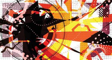 Futuristic Colorful Pattern Background vector
