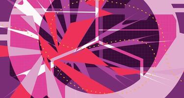 Futuristic Abstract Shape Background vector
