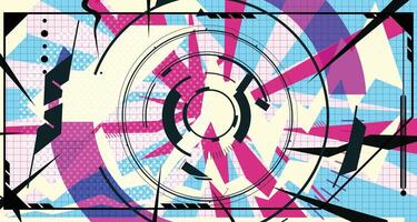Dynamic Futuristic Texture Background vector