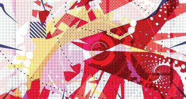 Futuristic Cyber Vibes Background vector