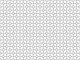 Minimalist Geometric Tile Pattern vector