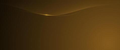 Abstract light gold effect, flow line, motion pattern and golden gradient color vector