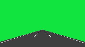 Autopilot road view with navigation interface video