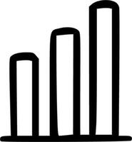 Outline Handdrawn Chart Graphic Symbol Icon Illustration vector