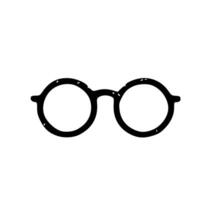 Outline Handdrawn Eyeglasses Icon vector