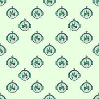 Cryptocurrency Trading Bot round colored seamless pattern vector