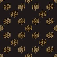 BTC candlestick pattern Bitcoin trading seamless pattern in thin line style vector