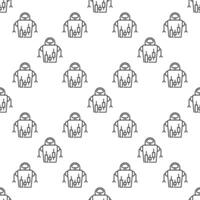 Automated Robot Trader Stock and Crypto Trading Bot linear seamless pattern vector