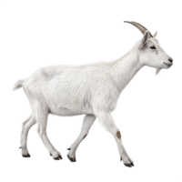 goat walking, isolated on a transparent background png