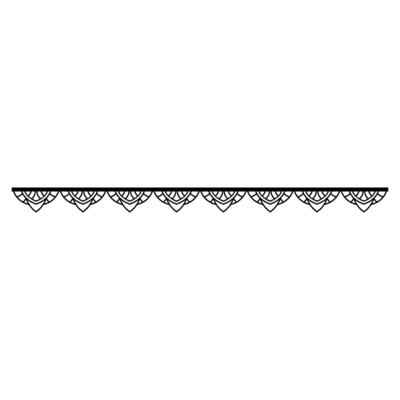 decorative pennant icon over white background, black and white design. illustration