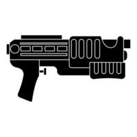 Submachine gun icon design. Simple illustration of machine gun icon for web. vector