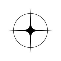 Radial, radiating, circular, concentric and radial element. Radiating from the center of a circle. vector