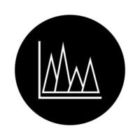Chart Icon illustration design. Ideal for print media, web, stock images, commercial use or any kind of design project. vector