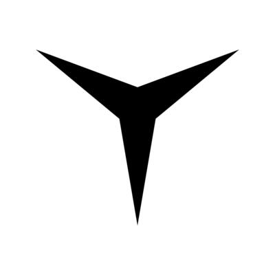 Tornado icon. Flat style black icon on white background.