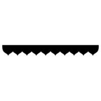 Carpet icon. Style is flat icon symbol, black color, white background. vector
