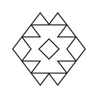 Celtic knot icon in trendy flat style isolated on white background vector