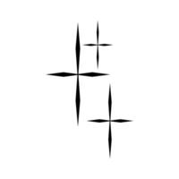 Cross icon. Christian cross icon. Christian cross icon vector